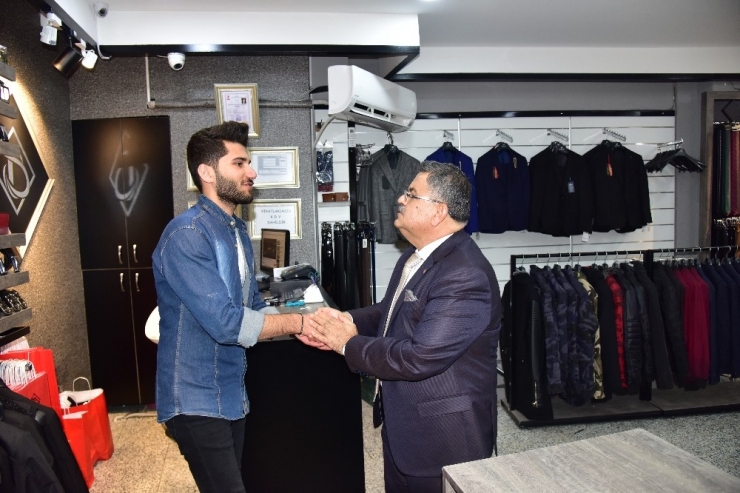 Başkan Yağcı’dan Çarşı Esnafına Ziyaret