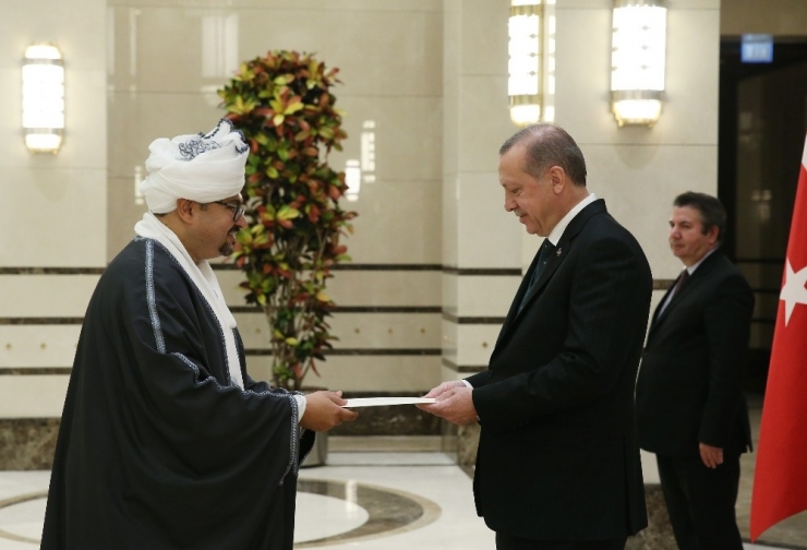 Cumhurbaşkanı Erdoğan, Sudan Büyükelçisini Kabul Etti