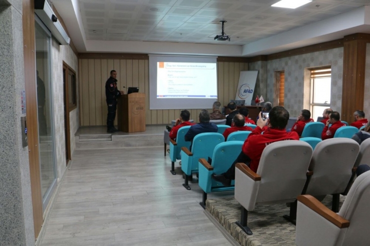 Kurtarma Ekibi Eğitim Almaya Devam Ediyor