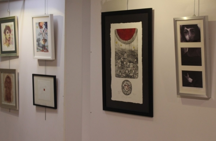 Esogü Sanat Ve Tasarım Fakültesi’nde Baskı Resim Sergisi Açıldı