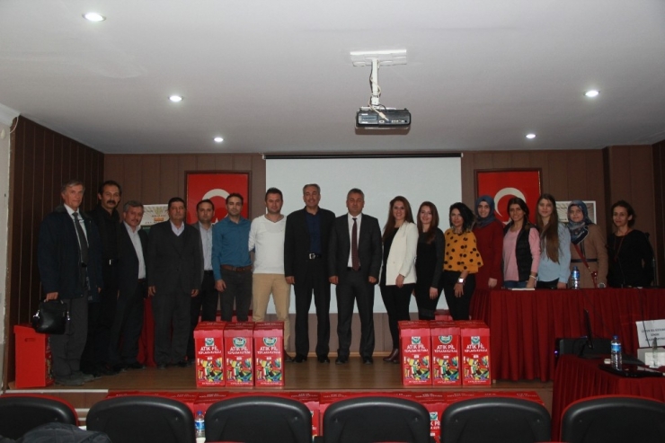 Serik’te Öğretmenlere Atık Pil Bilgilendirmesi