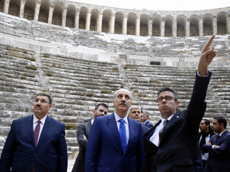 Bakan Kurtulmuş, Aspendos Tiyatrosu Ve Side Antik Kenti’ni İnceledi