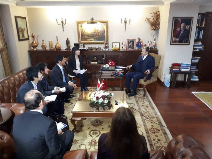 Bakan Eroğlu, Japonya Büyükelçisi Miyajima’yı Kabul Etti