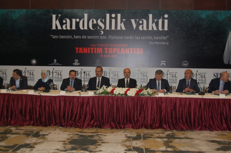 Kültür Ve Turizm Bakanı Kurtulmuş: “Konya’daki Şeb-i Arus Töreni Tek Olacak”