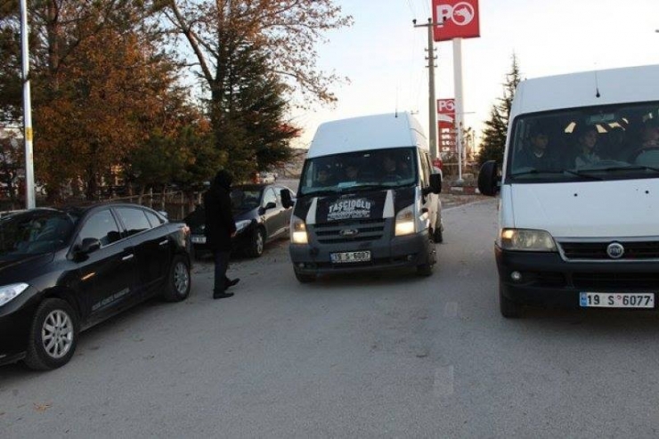Sungurlu’da Servis Araçları Denetlendi