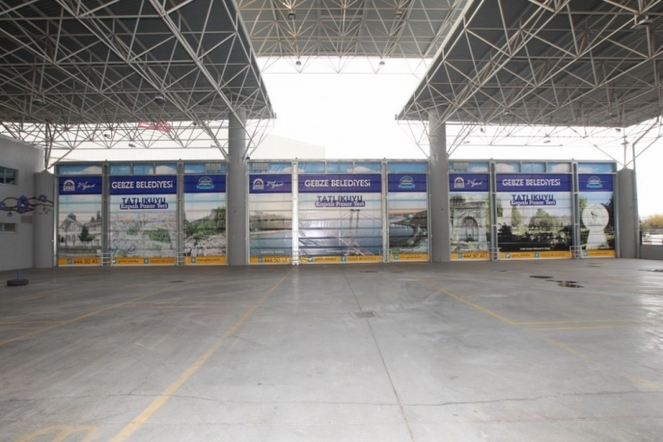 Tatlıkuyu Kapalı Pazarı Rüzgardan Etkilenmeyecek