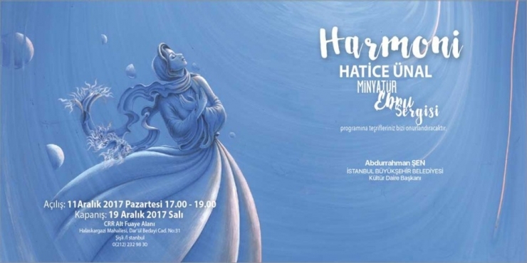 Sanatçı Hatice Ünal’dan Harmoni Minyatür Ebru Sergisi