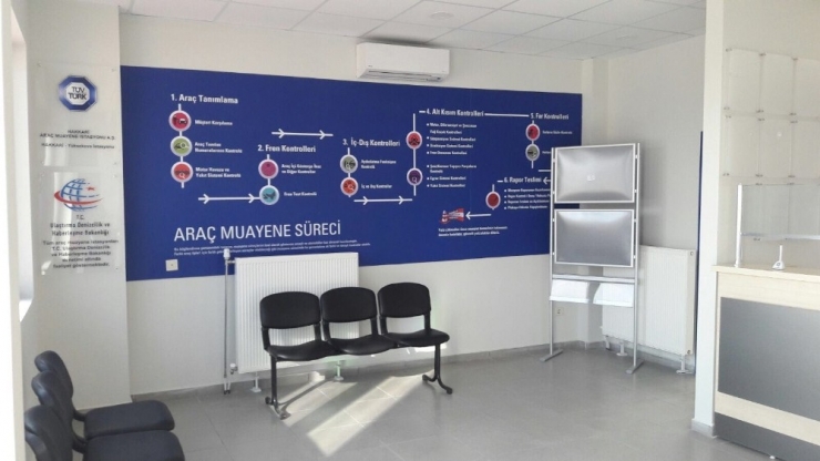 Yüksekova Tüvtürk Araç Muayene İstasyonu Hizmete Girdi
