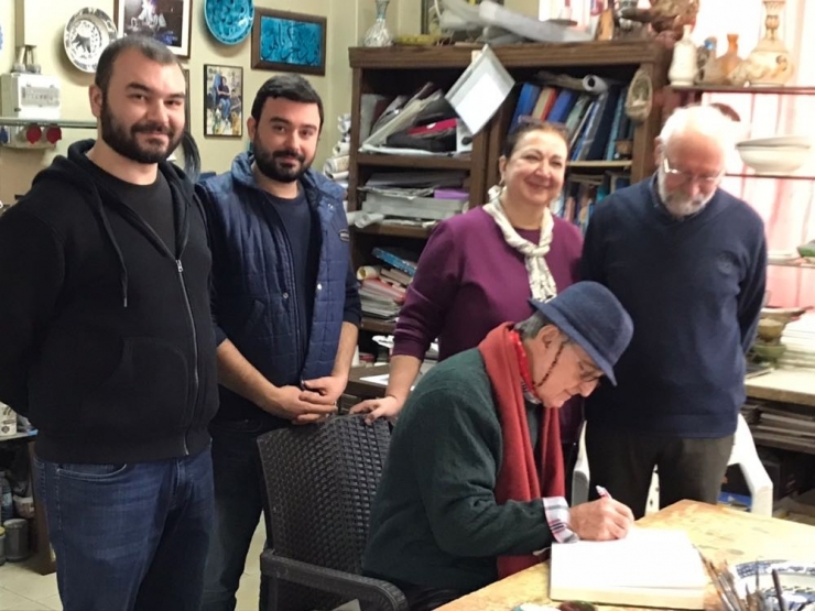 Rahmi Koç İznik’te Seramik Atölyesini Ziyaret Etti