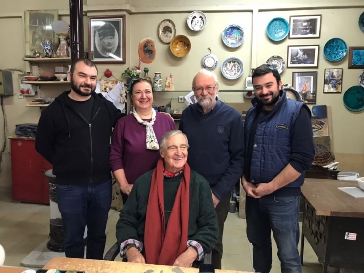 Rahmi Koç İznik’te Seramik Atölyesini Ziyaret Etti