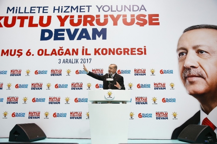 Cumhurbaşkanı Erdoğan, Muş’ta