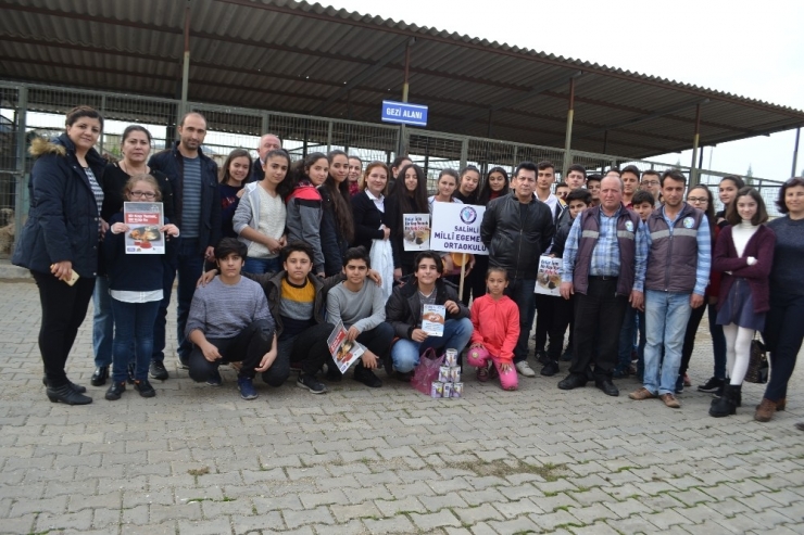 Ortaokul Öğrencileri Can Dostları Unutmadı