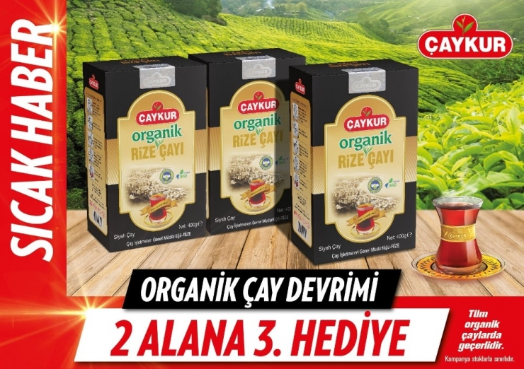 Çaykur’dan Organik Çay Devrimi