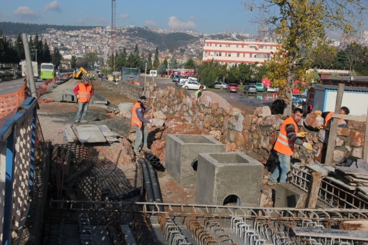 Kumla Deresi İlave Yol Ve Köprü Çalışması Hız Kesmiyor