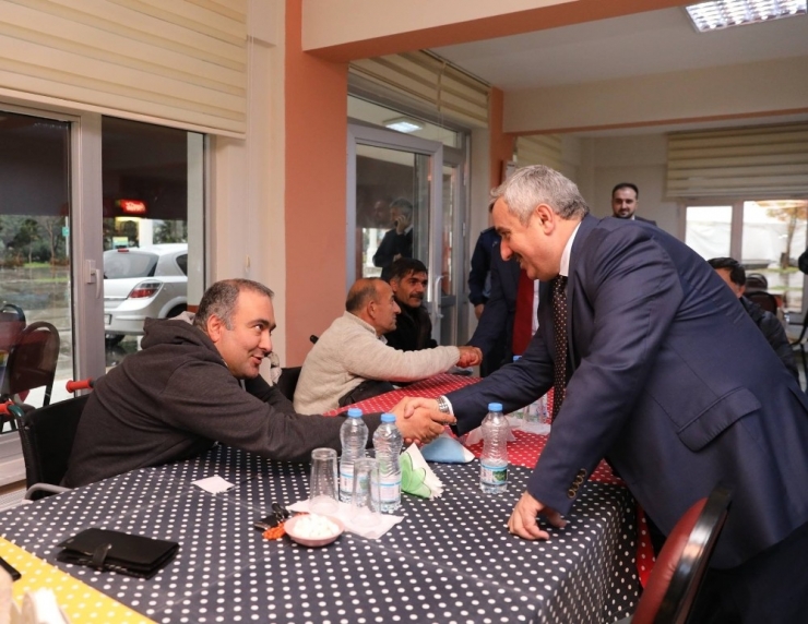 Başkan Baran’dan Engellilerle Buluştu