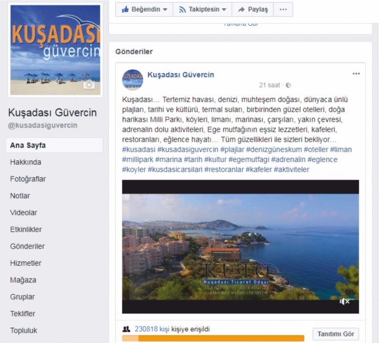 Kuşadası Ticaret Odası’ndan Kuşadası İçin Yeni Tanıtım Filmi