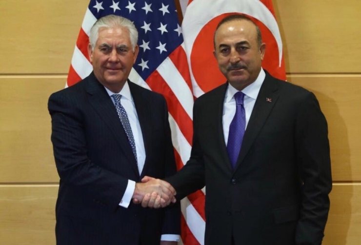 Dışişleri Bakanı Çavuşoğlu, Rex Tillerson İle Görüştü