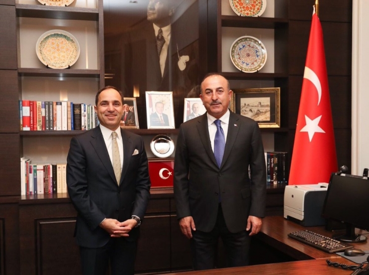 Dışişleri Bakanı Çavuşoğlu, Belgrad Büyükelçiliğini Ziyaret Etti