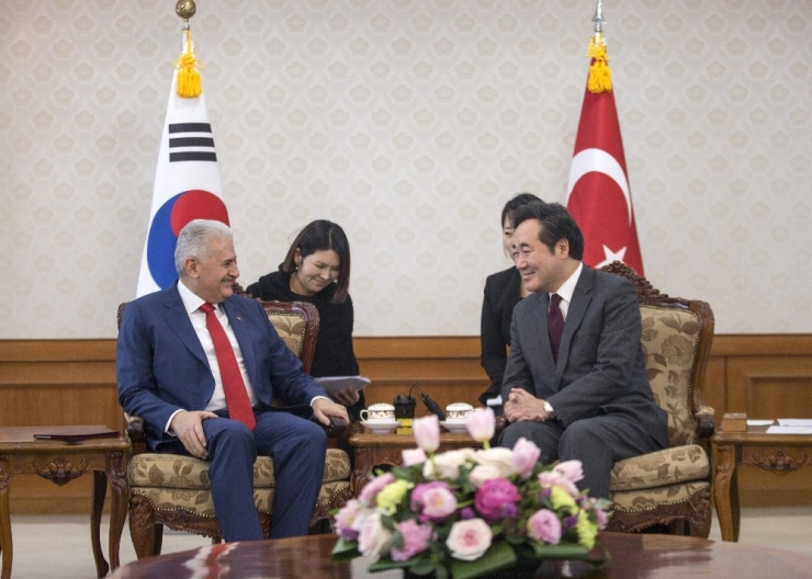 Başbakan Yıldırım, Güney Kore Başbakanı Lee İle Görüştü