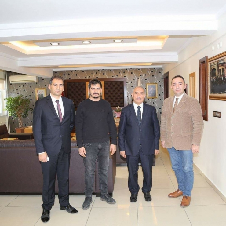 İha’dan Rektör Kar Ve Belediye Başkanı Özkan’a Ziyaret
