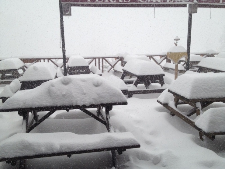 Kocaeli’nin Yüksek Kesimleri Beyaza Büründü