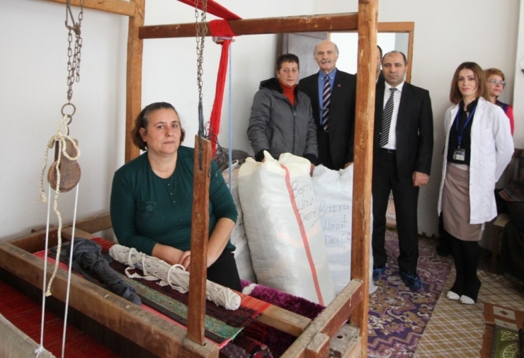 Bafra’da Kirkitli Kilim Kursu