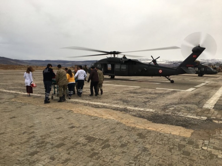 Tunceli’de Hasta İçin Askeri Helikopter Tahsis Edildi