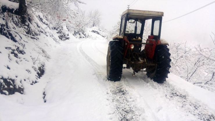 Gümeli Tepesi Beyaza Büründü