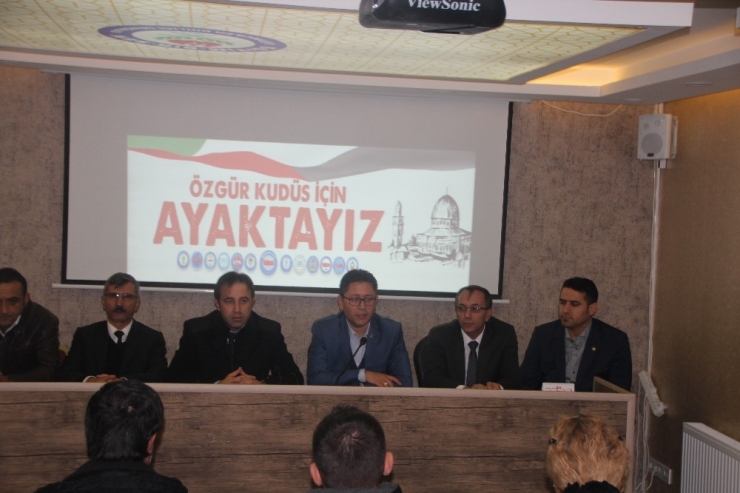 Bilecik’te Memur-sen Ve Bağlı Sendikalardan Kudüs Tepkisi