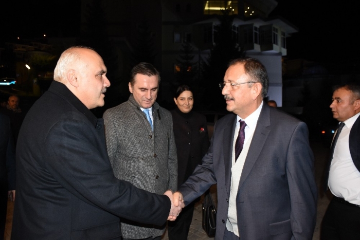 Çevre Ve Şehircilik Bakanı Özhaseki Kızılcahamam’a Geldi