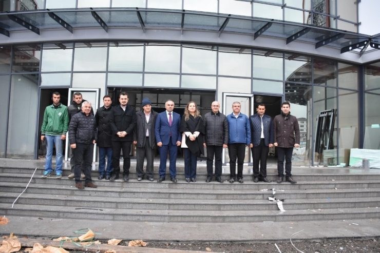 Başkan Ay Teknopark İnşaatını Gezdi