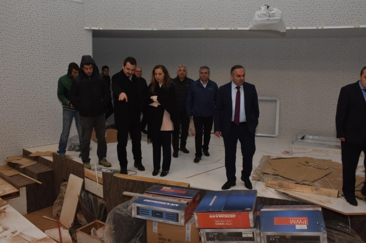 Başkan Ay Teknopark İnşaatını Gezdi