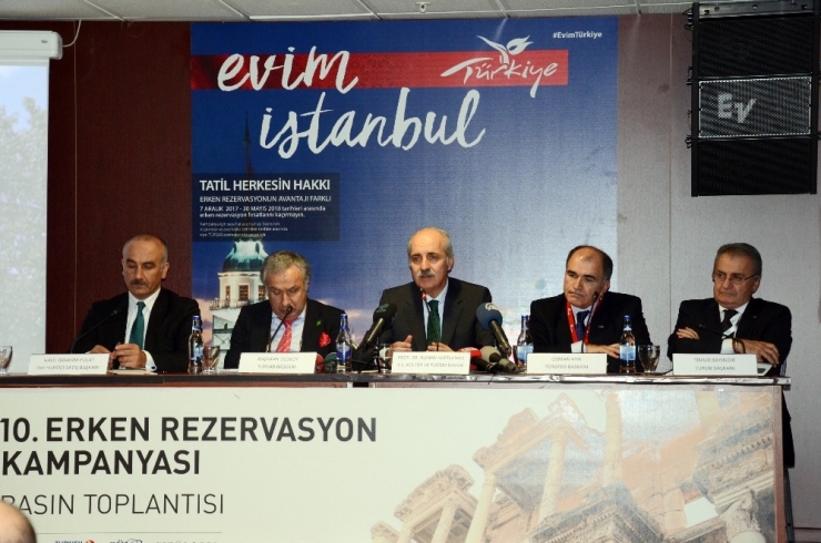 Erken Rezervasyon Kampanyasını Bakan Kurtulmuş Başlattı