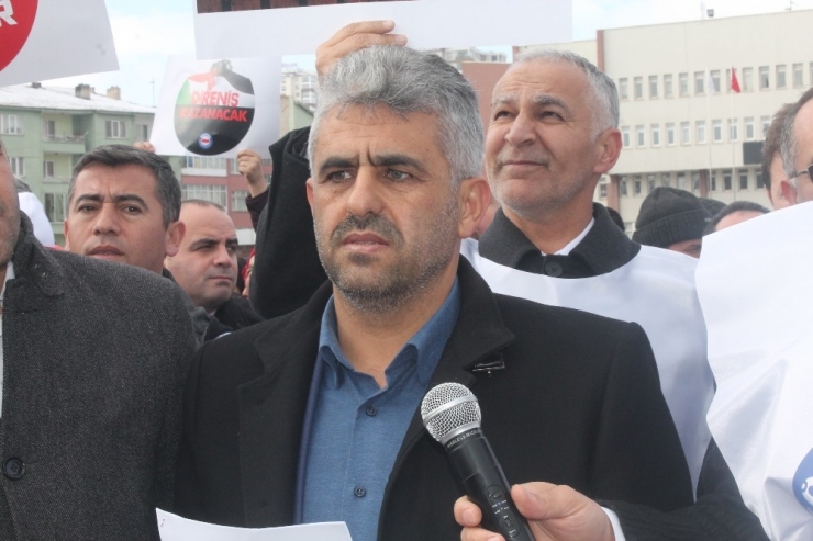 Niğde’de Trump Ve İsrail’e Tepki