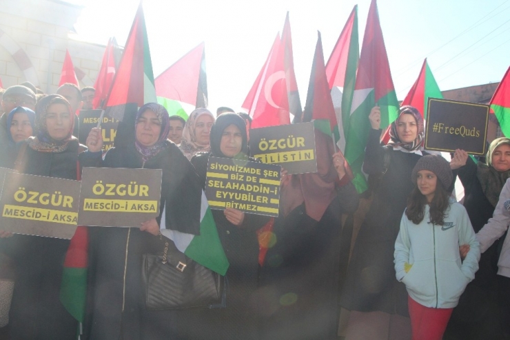 Bilecik’te İsrail Ve Abd Başkanı Trump’a Tepkiler Büyüyor