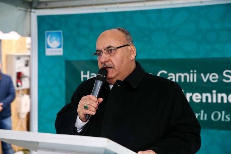 Ümraniye’de Hacı Nurten Camii Ve Sosyal Tesisinin Temeli Törenle Atıldı