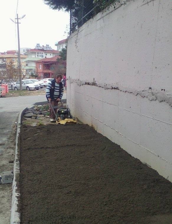 Akçakoca’da Kaldırım Çalışmaları