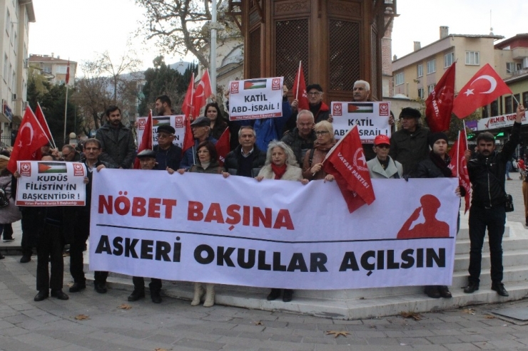Vatan Partisi Abd Ve İsrail Protesto Etti