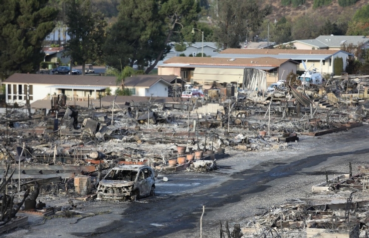 Güney Kalforniya Orman Yangınları Uzaydan Görüntülendi