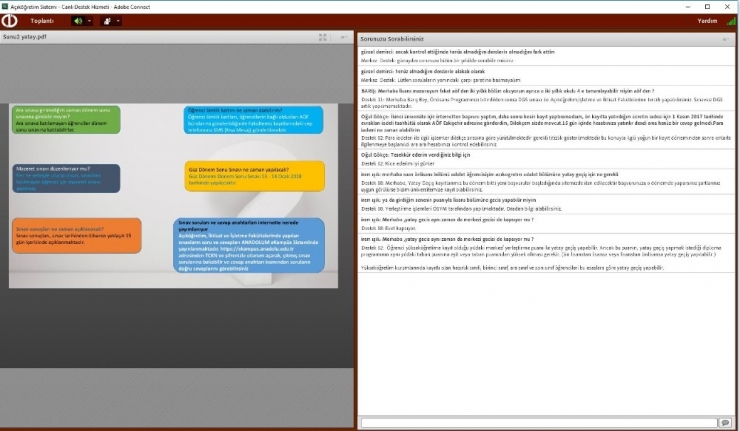 Açıköğretim Sistemi 7/24 Sorularınızı Yanıtlıyor