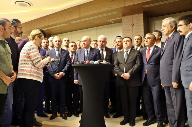 Bahçeli’den Seçim İttifakı Ve Ataşehir Belediye Başkanının Görevden Alınmasına İlişkin Açıklama
