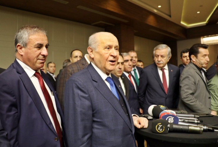 Bahçeli’den Seçim İttifakı Ve Ataşehir Belediye Başkanının Görevden Alınmasına İlişkin Açıklama