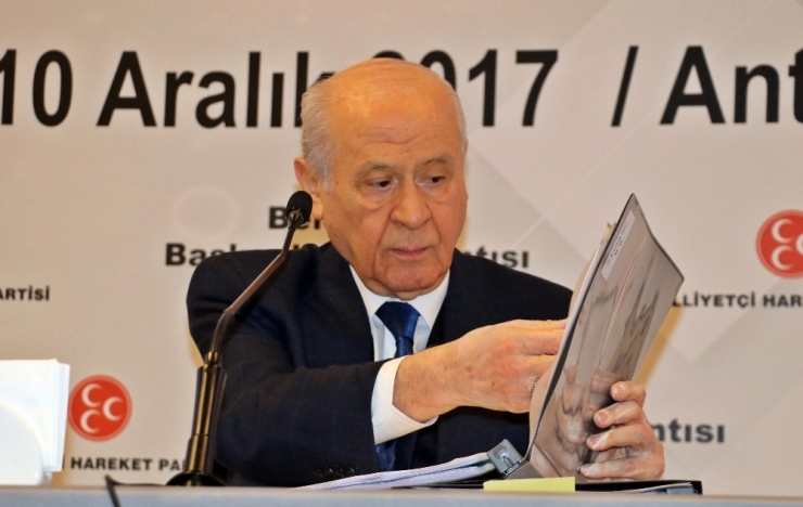 Bahçeli’nin Belediye Başkanlarıyla Toplantısı Sürüyor