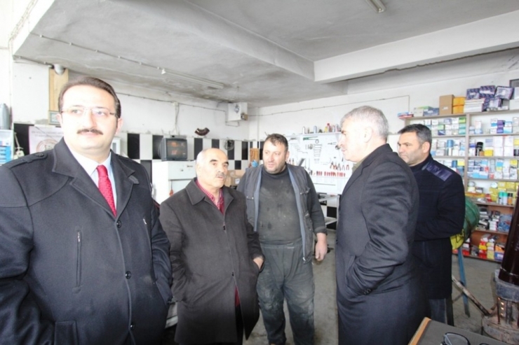Başkan Memiş’ten Sanayi Esnafına Ziyaret