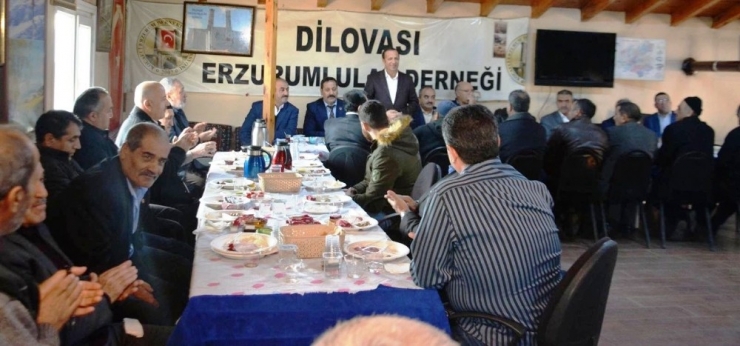 Başkan Toltar, Erzurumlarla Bir Araya Geldi