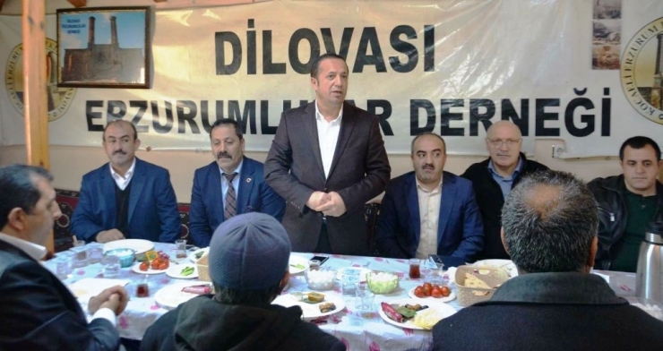 Başkan Toltar, Erzurumlarla Bir Araya Geldi