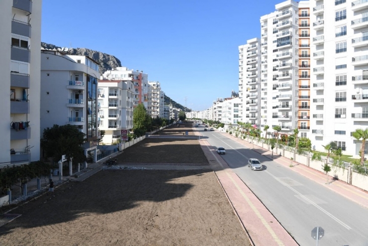 Konyaaltı Belediyesi’nden Yeşil Alan Çalışmaları