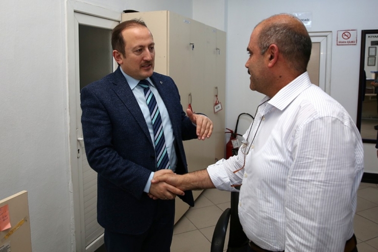 Vali Pehlivan, Askerlik Şubesi’ni Ve İl Milli Eğitim Müdürlüğü’nü Ziyaret Etti