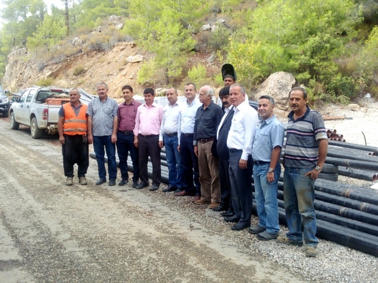 Gazipaşa’da Dört Mahalle Suya Kavuşuyor