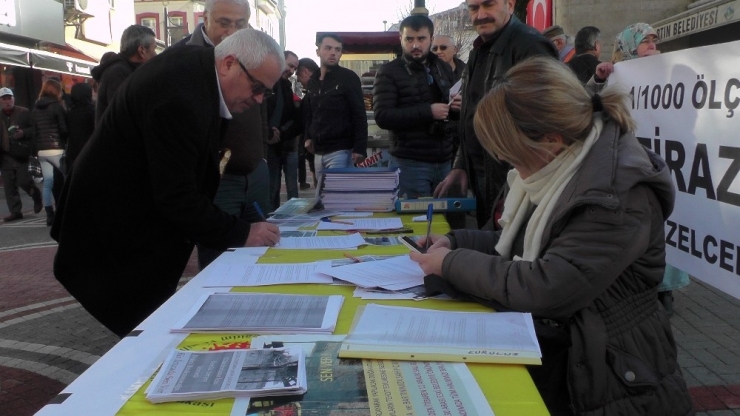 Güzelcehisasar Projesi İçin İmza Topladılar